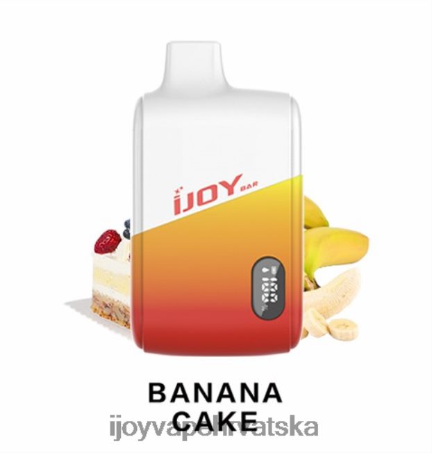 iJOY Bar IC8000 za jednokratnu upotrebu kolač od banane iJOY vape price NT4J2H176