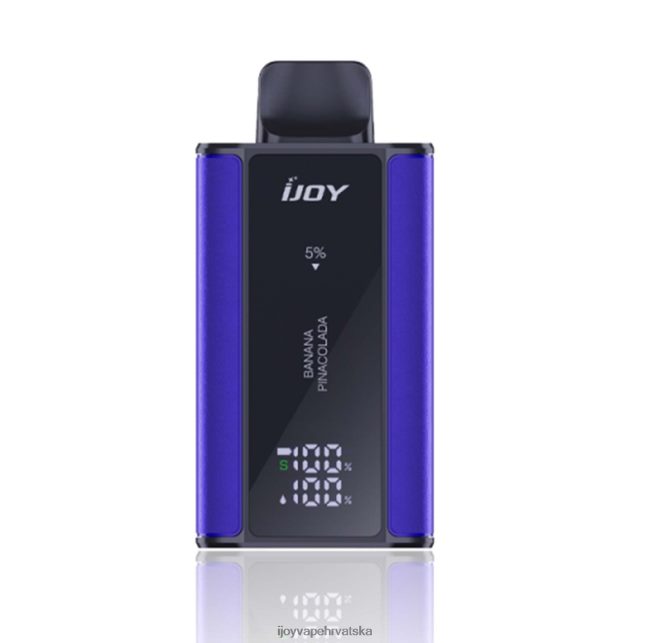 iJOY Bar Smart Vape 8000 udaha crni zmajev led iJOY bar vape price NT4J2H5
