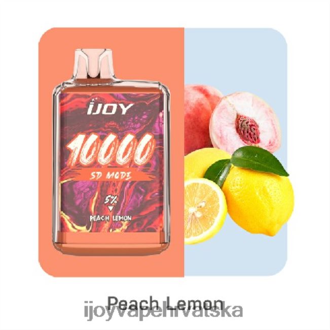 iJOY Bar SD10000 za jednokratnu upotrebu breskva limun iJOY vape shop NT4J2H168
