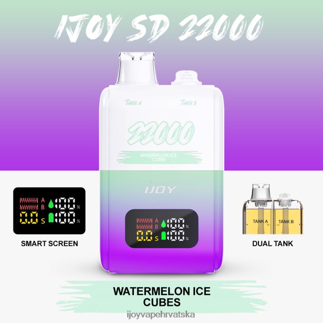 iJOY SD 22000 za jednokratnu upotrebu kocke leda od lubenice buy iJOY vape online NT4J2H159